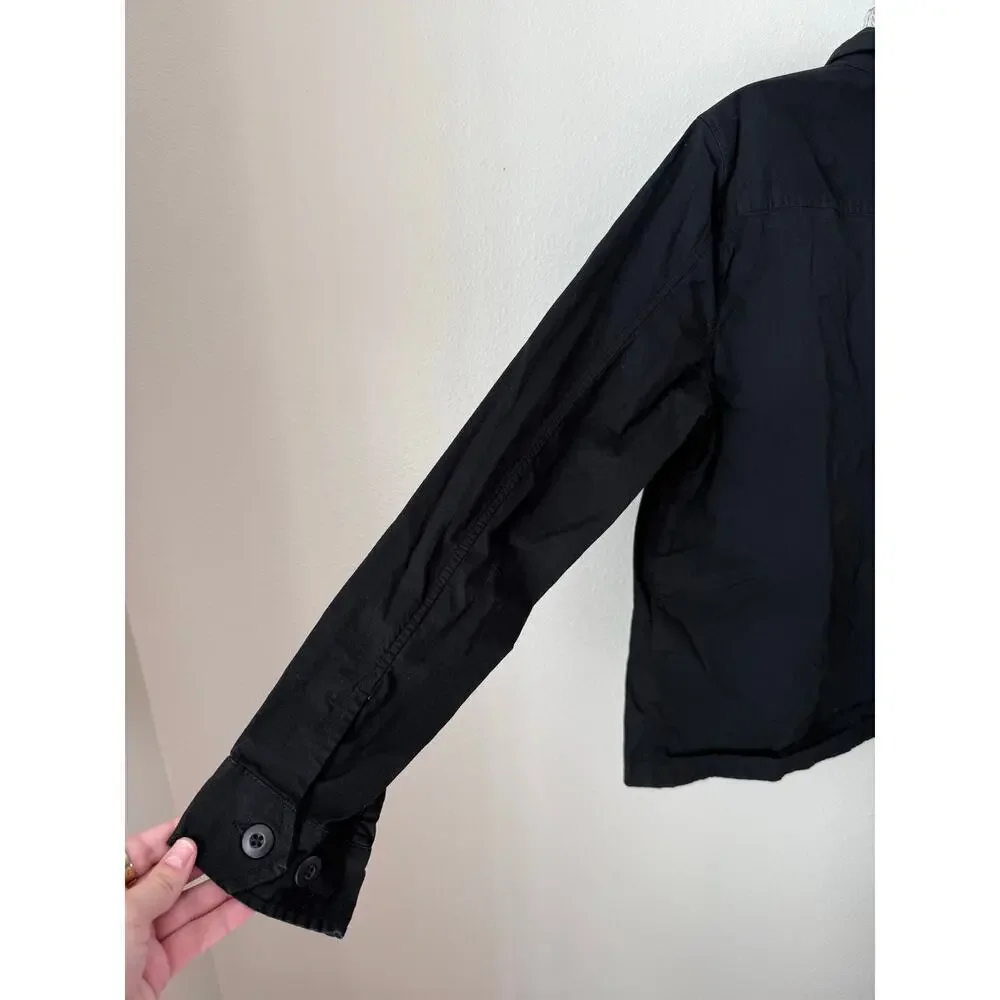 Vuori Lightweight Black Utility Shirt Jacket Size Large - Picture 7 of 9